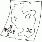Colorea el mapa del tesoro