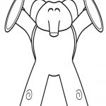 Dibujo de Eli-elefante-tocando-musica-con-platillos- para pintar y colorear