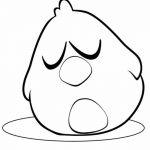 El amigo de Pocoyo Pajaroto dormido para colorear y pintar