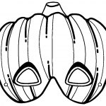 Caretas de Calabaza de Halloween para descargar , imprimir , pintar y colorear