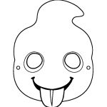 Caretas de Halloween gratis para disfraz de monstruo – Pinta y colorea a tu gusto