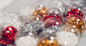 Hacer bolas para el árbol de Navidad de forma fácil