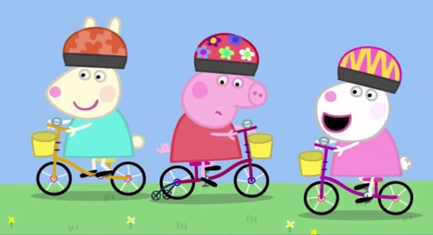 Ver capitulo 12 de Peppa Pig - bicicletas - Pepa aprenderá a montar sin ruedines