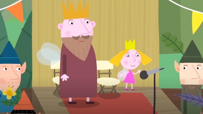 Ver capítulo de dibujos animados de El pequeño reino de Ben y Holly El día atareado del Rey