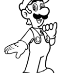 Dibujo de Luigi para colorear