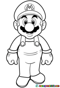 Dibujos de Mario Bros para colorear y pintar