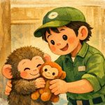 El Monito Punch del Zoo de y su peluche – El regalo más importante