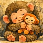 Cuento Infantil de El Monito Punch y su peluche. En el Zoo de Ichikawa poco a poco es feliz