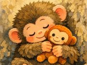 Cuento de El Monito Punch y su peluche: «El abrazo que cambió su vida» Cuento Infantil de El Monito Punch y su peluche. En el Zoo de Ichikawa poco a poco es feliz