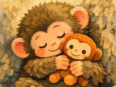 Cuento de El Monito Punch y su peluche: «El abrazo que cambió su vida» Cuento Infantil de El Monito Punch y su peluche. En el Zoo de Ichikawa poco a poco es feliz